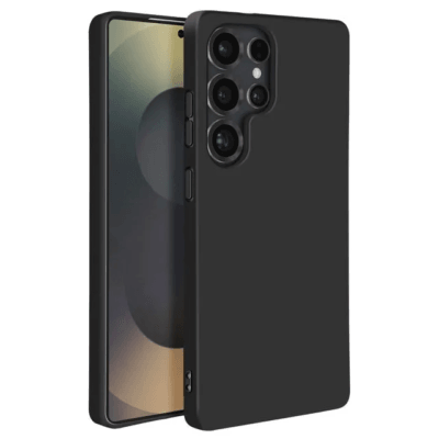 Funda Silicona Negra para Samsung Galaxy S25 Ultra