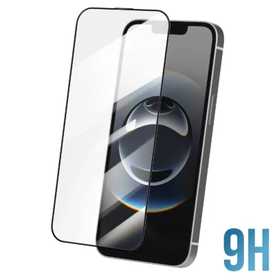 Protector de Vidrio Templado 9H con Bordes Curvos y Adhesivo Negro para Apple iPhone 16e