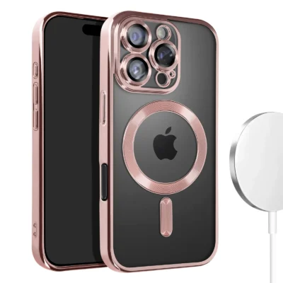 Funda MagSafe iPhone 16 Pro Protección Premium Carga Magnética Ultra - Rosa