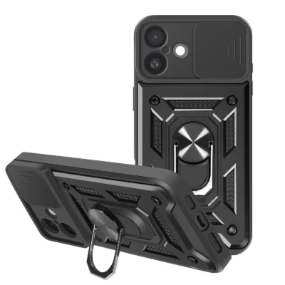 Funda Antigolpe Militar para Apple iPhone 16 - Negro