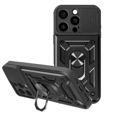 Funda Antigolpe Militar para Apple iPhone 16 Pro Max - Negro