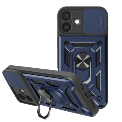 Funda Antigolpe Militar para Apple iPhone 16 - Azul
