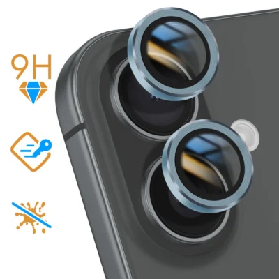 Vidrio cámara para Apple iPhone 16 - Azul