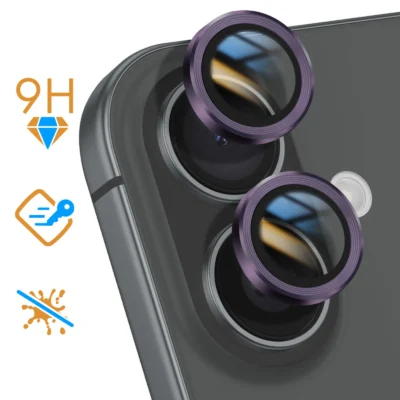 Vidrio cámara para Apple iPhone 16 - Morado