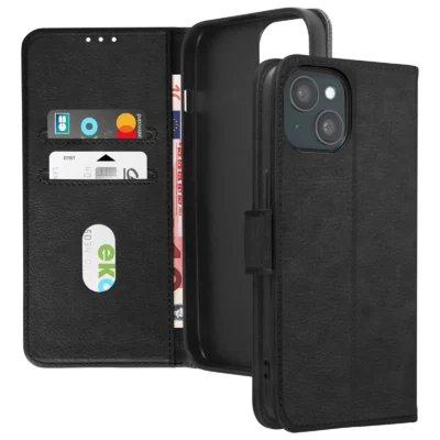 Funda de Cuero en Libro para iPhone 15