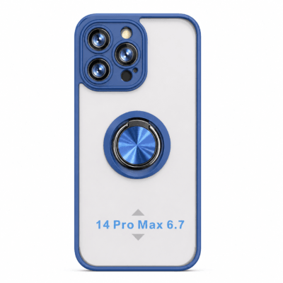 Funda con Anillo Integrado para Apple iPhone 14 PRO MAX - Azul