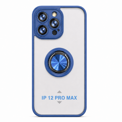 Funda con Anillo Integrado para Apple iPhone 12 PRO MAX - Azul