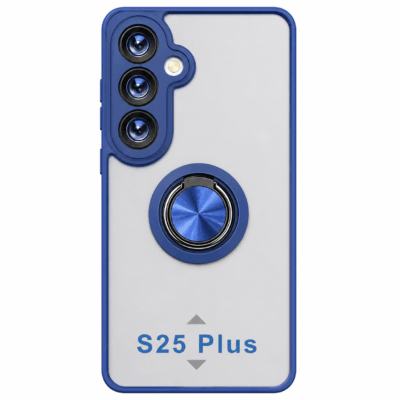 Funda con Anillo Integrado para Samsung S25 PLUS - Azul