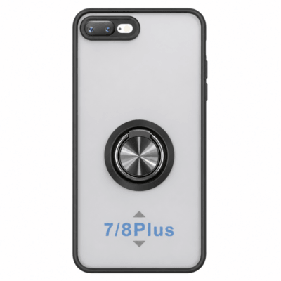 Funda con Anillo Integrado para Apple iPhone 7 PLUS - Negro