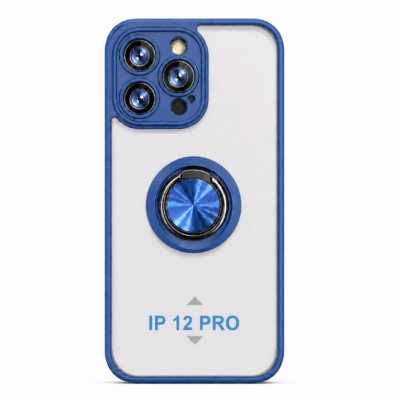 Funda con Anillo Integrado para Apple iPhone 12 PRO - Azul