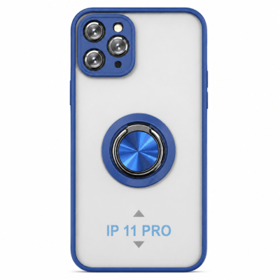 Funda con Anillo Integrado para Apple iPhone 11 PRO - Azul