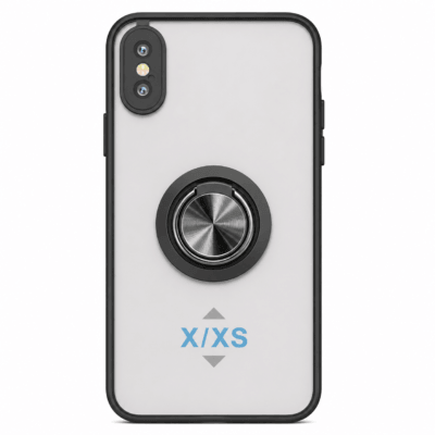 Funda con Anillo Integrado para Apple iPhone XS - Negro