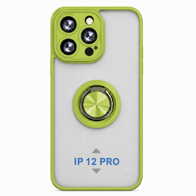 Funda con Anillo Integrado para Apple iPhone 12 PRO - Verde