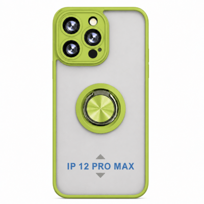 Funda con Anillo Integrado para Apple iPhone 12 PRO MAX - Verde