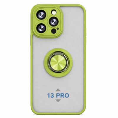 Funda con Anillo Integrado para Apple iPhone 13 PRO - Verde