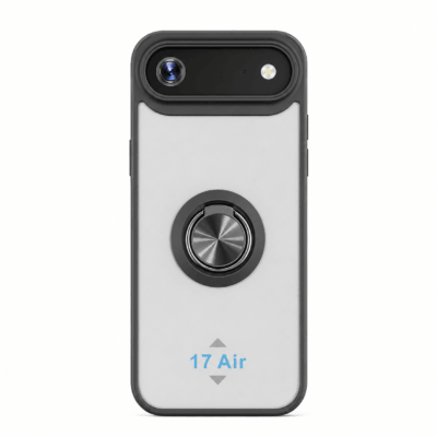 Funda con Anillo Integrado para Apple iPhone 17 AIR - Negro