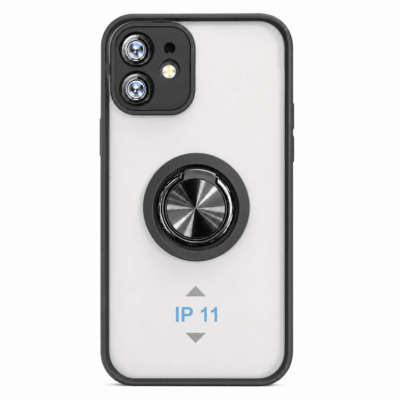 Funda con Anillo Integrado para Apple iPhone 11 - Negro