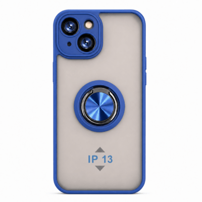 Funda con Anillo Integrado para Apple iPhone 13 - Azul