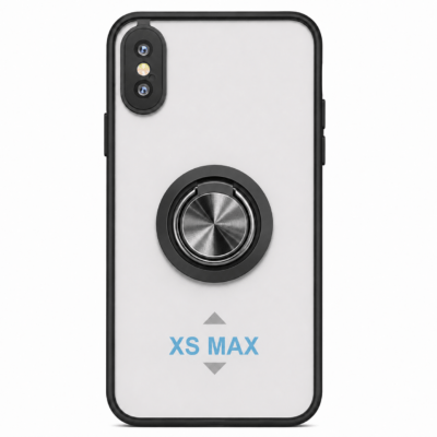 Funda con Anillo Integrado para Apple iPhone XS MAX - Negro