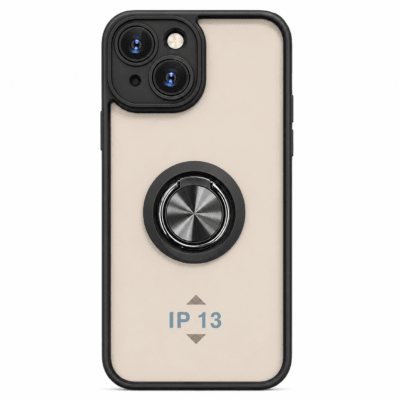 Funda con Anillo Integrado para Apple iPhone 13 - Negro