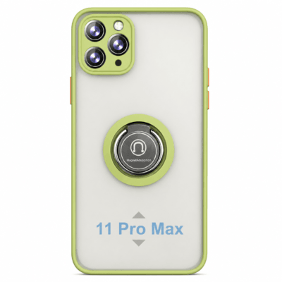 Funda con Anillo Integrado para Apple iPhone 11 PRO MAX - Verde