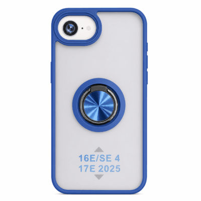 Funda con Anillo Integrado para Apple iPhone 17E - Azul