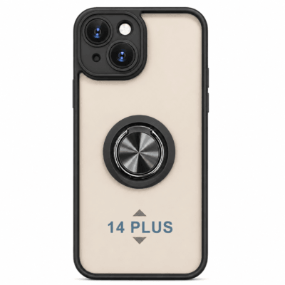 Funda con Anillo Integrado para Apple iPhone 14 PLUS - Negro