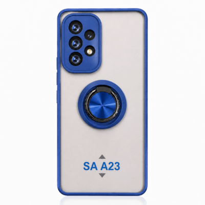 Funda con Anillo Integrado para Samsung A23 - Azul