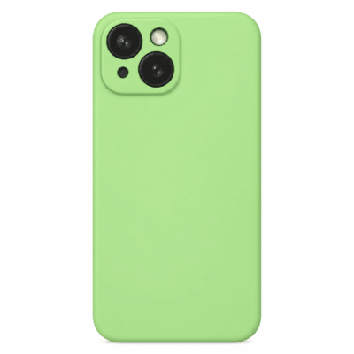 Funda de Silicona con Protección de Cámara – Antigolpes y Tacto Suave para IPHONE 13 Mini - Verde