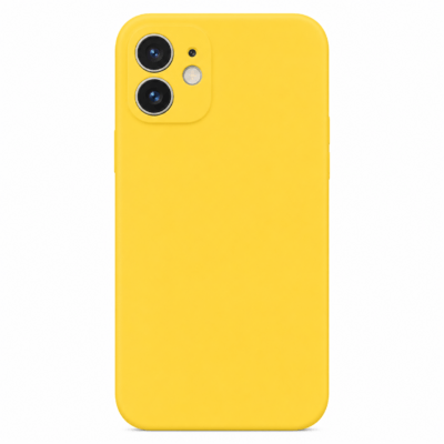 Funda de Silicona con Protección de Cámara – Antigolpes y Tacto Suave para IPHONE 11 - Amarillo