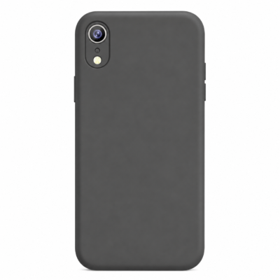 Funda de Silicona con Protección de Cámara – Antigolpes y Tacto Suave para IPHONE XR - Negro