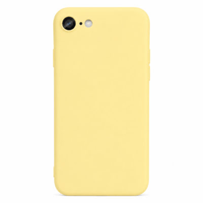 Funda de Silicona con Protección de Cámara – Antigolpes y Tacto Suave para IPHONE 8 - Amarillo
