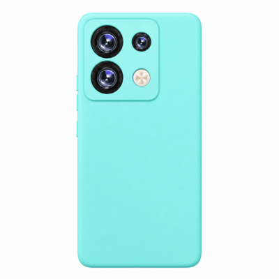 Funda de Silicona con Protección de Cámara – Antigolpes y Tacto Suave para Xiaomi Redmi Note 13 Pro 5G - Turquesa