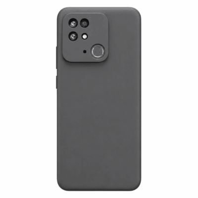 Funda de Silicona con Protección de Cámara – Antigolpes y Tacto Suave para Xiaomi Redmi 10C - Negro