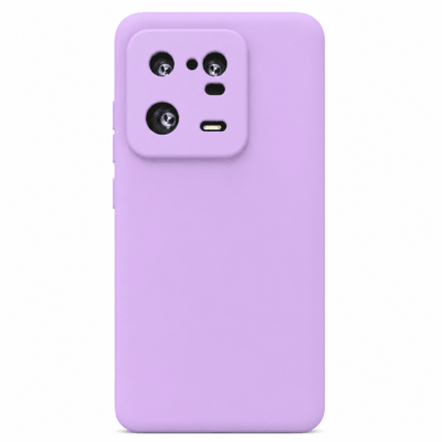 Funda de Silicona con Protección de Cámara – Antigolpes y Tacto Suave para Xiaomi Mi 13 Pro - Morado