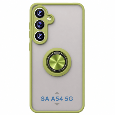 Funda con Anillo Integrado para Samsung A54 - Verde