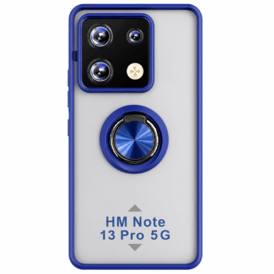 Funda con Anillo Integrado para Xiaomi Redmi Note 13 PRO 5G - Azul