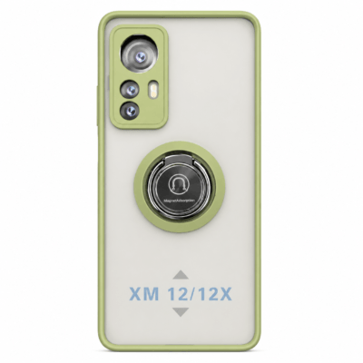 Funda con Anillo Integrado para Xiaomi MI 12 - Verde