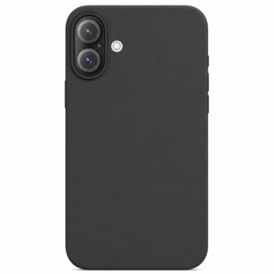 Funda de Silicona con Protección de Cámara – Antigolpes y Tacto Suave para IPHONE 16 Plus - Negro
