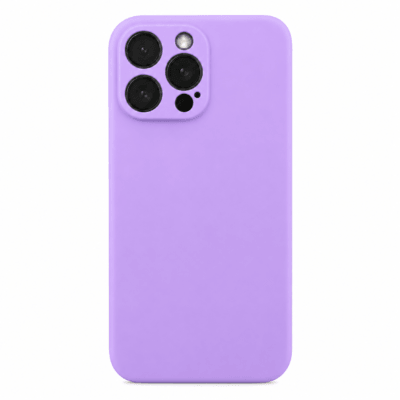 Funda de Silicona con Protección de Cámara – Antigolpes y Tacto Suave para IPHONE 13 Pro - Morado