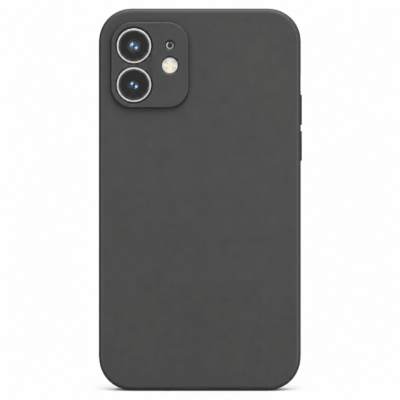 Funda de Silicona con Protección de Cámara – Antigolpes y Tacto Suave para IPHONE 11 - Negro