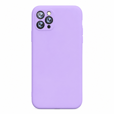 Funda de Silicona con Protección de Cámara – Antigolpes y Tacto Suave para IPHONE 11 Pro - Morado