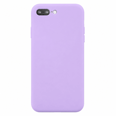 Funda de Silicona con Protección de Cámara – Antigolpes y Tacto Suave para IPHONE 7 Plus - Morado