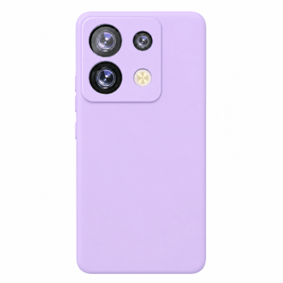 Funda de Silicona con Protección de Cámara – Antigolpes y Tacto Suave para Xiaomi Redmi Note 13 Pro 5G - Morado