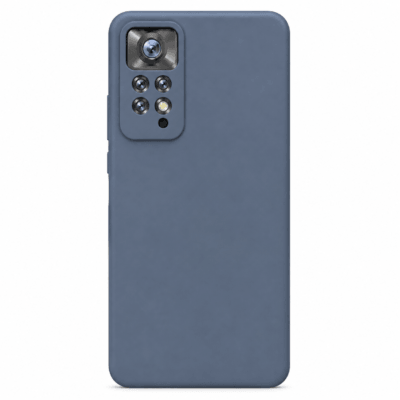 Funda de Silicona con Protección de Cámara – Antigolpes y Tacto Suave para Xiaomi Redmi Note 11 - Azul