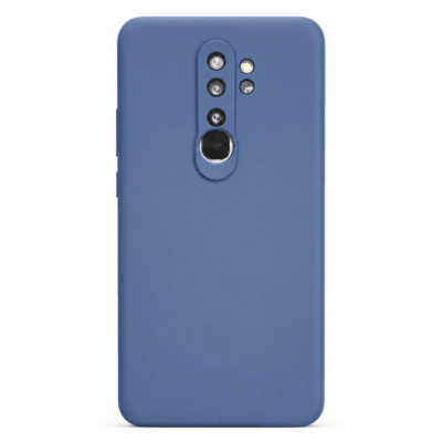 Funda de Silicona con Protección de Cámara – Antigolpes y Tacto Suave para Xiaomi Redmi Note 8 Pro - Azul