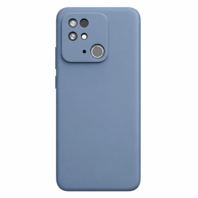 Funda de Silicona con Protección de Cámara – Antigolpes y Tacto Suave para Xiaomi Redmi 10C - Azul