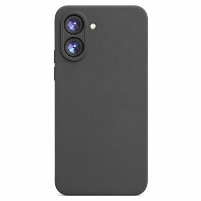 Funda de Silicona con Protección de Cámara – Antigolpes y Tacto Suave para Xiaomi Redmi A5 - Negro