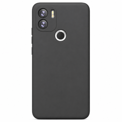Funda de Silicona con Protección de Cámara – Antigolpes y Tacto Suave para Xiaomi Redmi A1 Plus - Negro