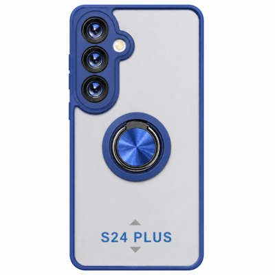 Funda con Anillo Integrado para Samsung S24 PLUS - Azul